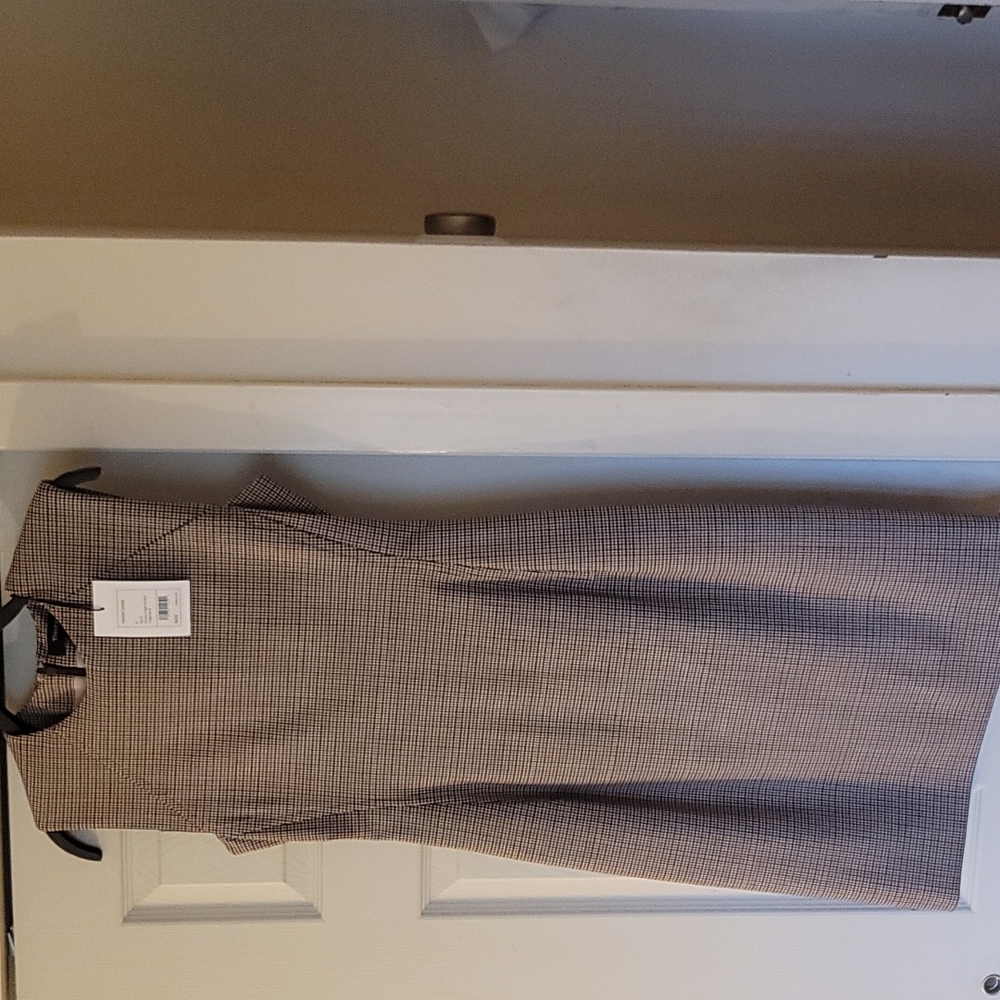Theory power sleeveless work dress